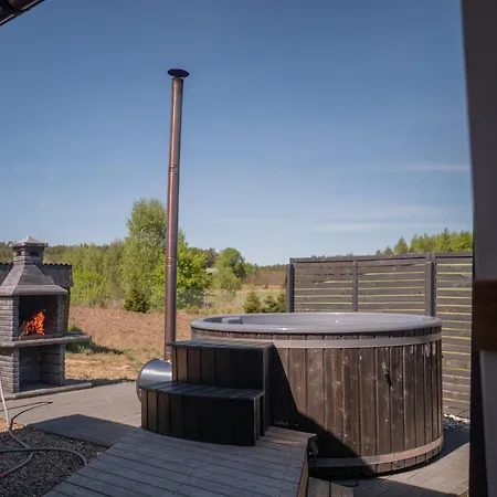 Apanowka Z Balia Jacuzzi Sauna Pomostem Lodka